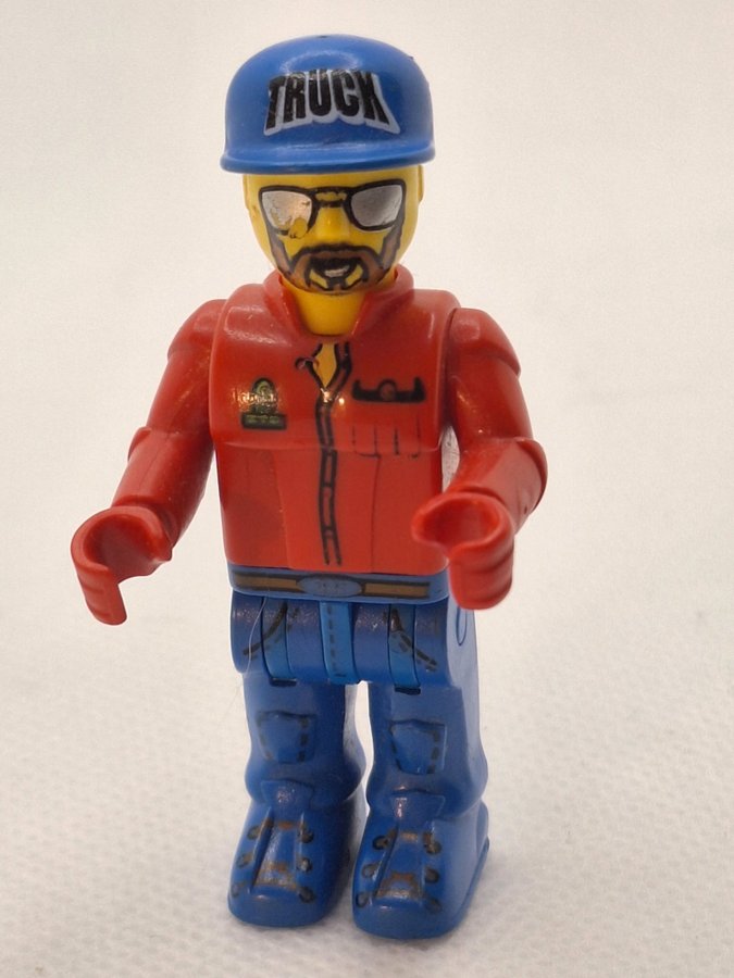 Lego Minifigur 4j001 Truck Driver with Brown Beard