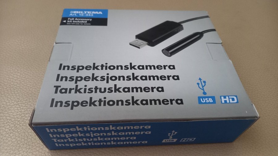 BILTEMA Inspectionskamera Art. 15-343 Boreskop kamera - endoskop