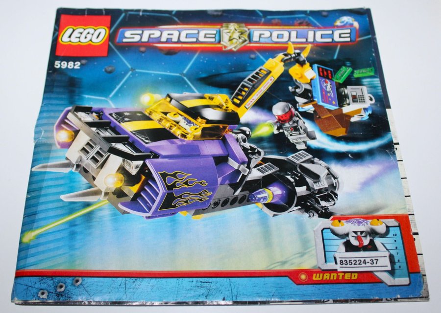 LEGO SPACE POLICE III 5982 SMASH N' GRAB SQUIDTRON