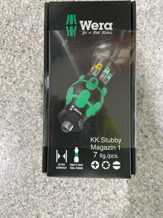 Wera KK Stubby Magazin 1 7 tlg/pcs