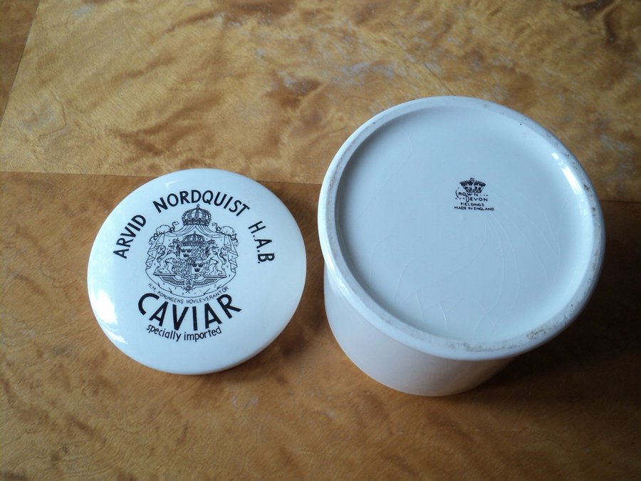 Arvid Nordquist Caviar Porslinsburk Raritet Rare Retro