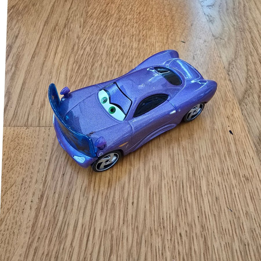 Disney Cars Bilar Pixar Metall 8-9cm - Holly Blinkers med skärm