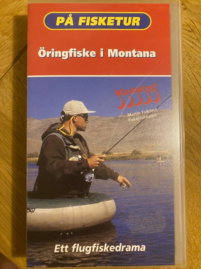 Oanvänd/inplastad Videofilm På fisketur Öringfiske i Montana ett flugfiskedrama