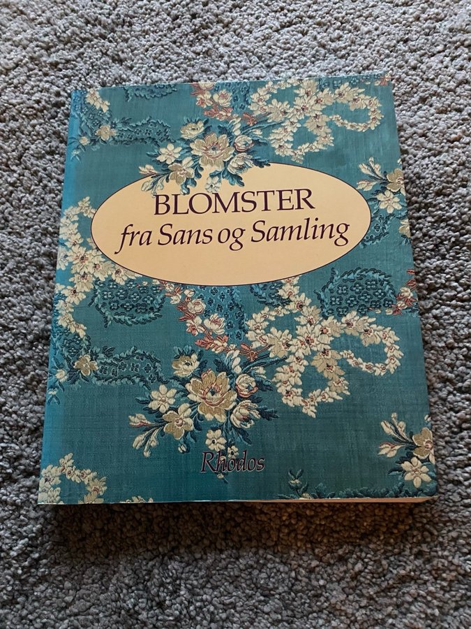 Blomster fra Sans og Samling, Bok porslin, bog Bok keramik, blomsterkunst, flora