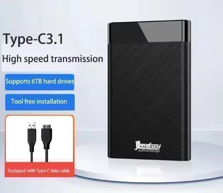 CoolFish T09 USB 3.1/Typ C 2,5'' hårddisk