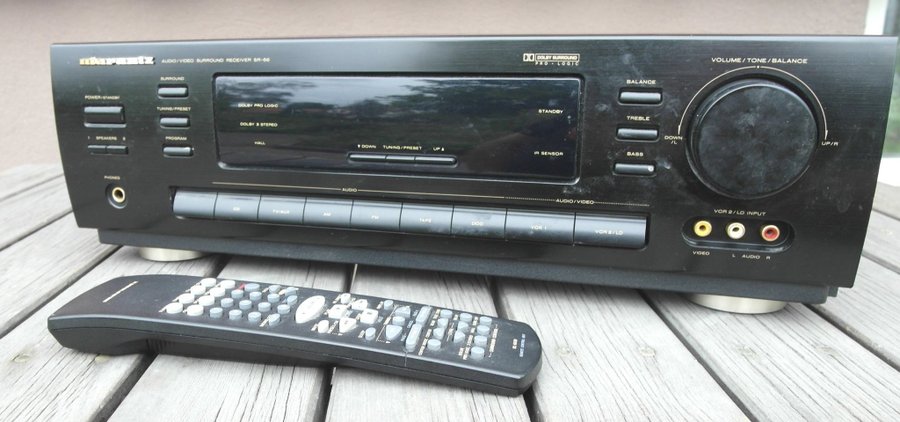 Marantz Audio/Video surround receiver SR-66; Vintage : 1996 model;+ fjärkontroll