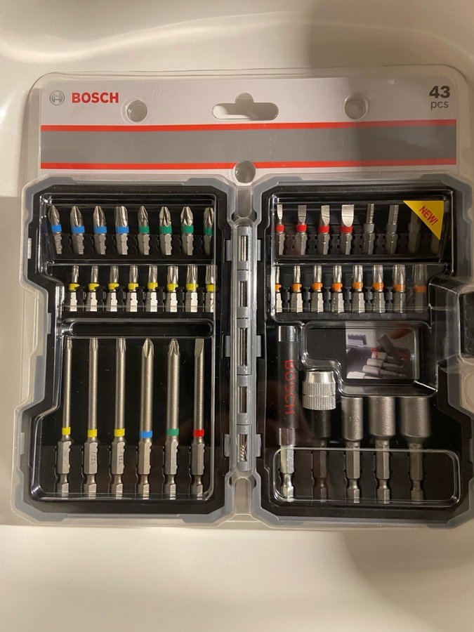 Bosch skruvmejslarset 43 delar