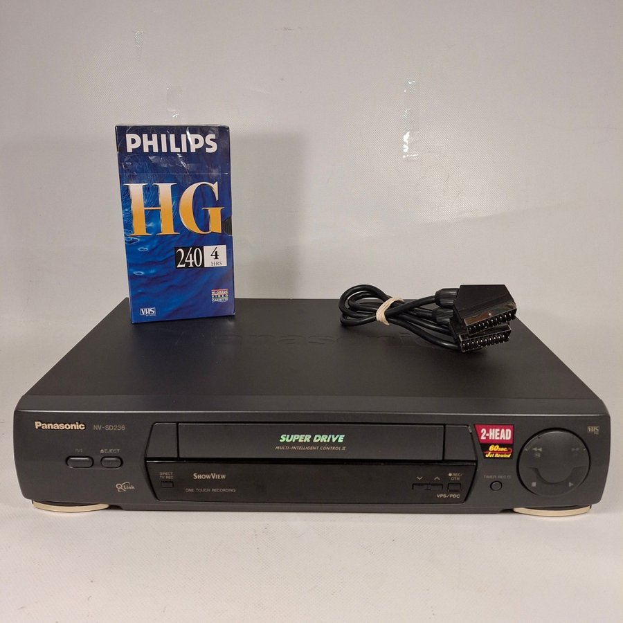 Panasonic NV-SD236 VHS video videobandspelare