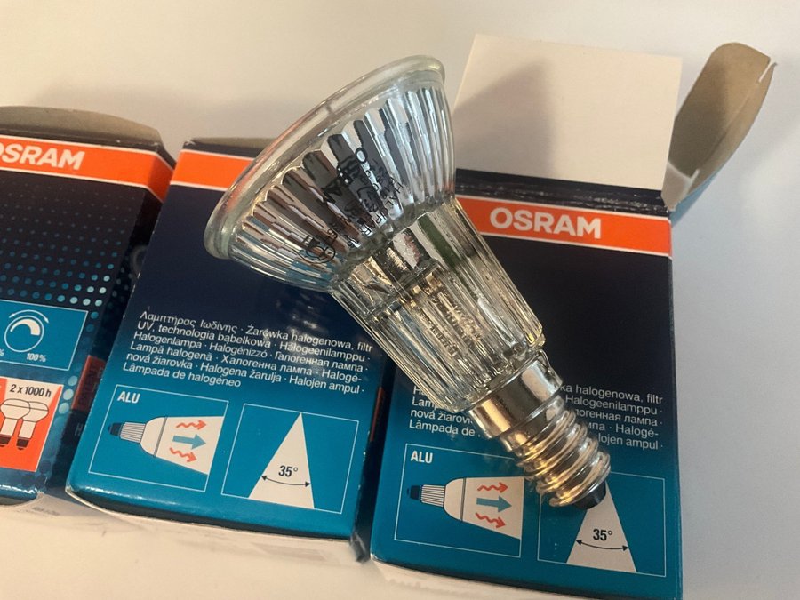 OSRAM HALOPAR 40W Halogenlampa 35° (4 styck)