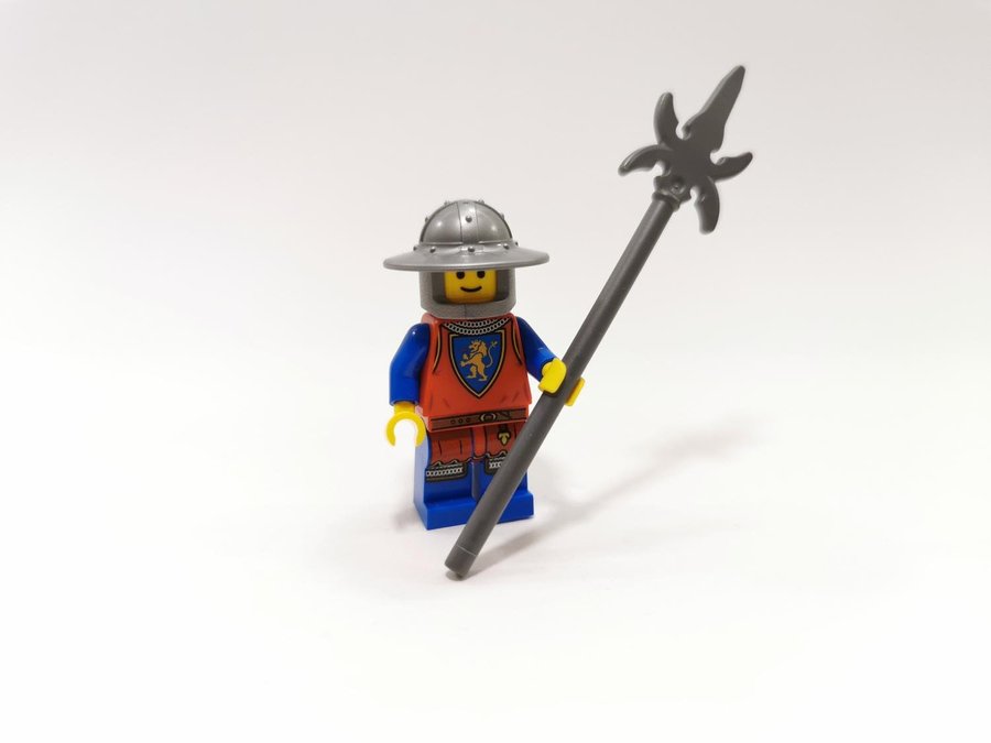 Lego - minifigur - castle - soldat - pikemen - med utrustning