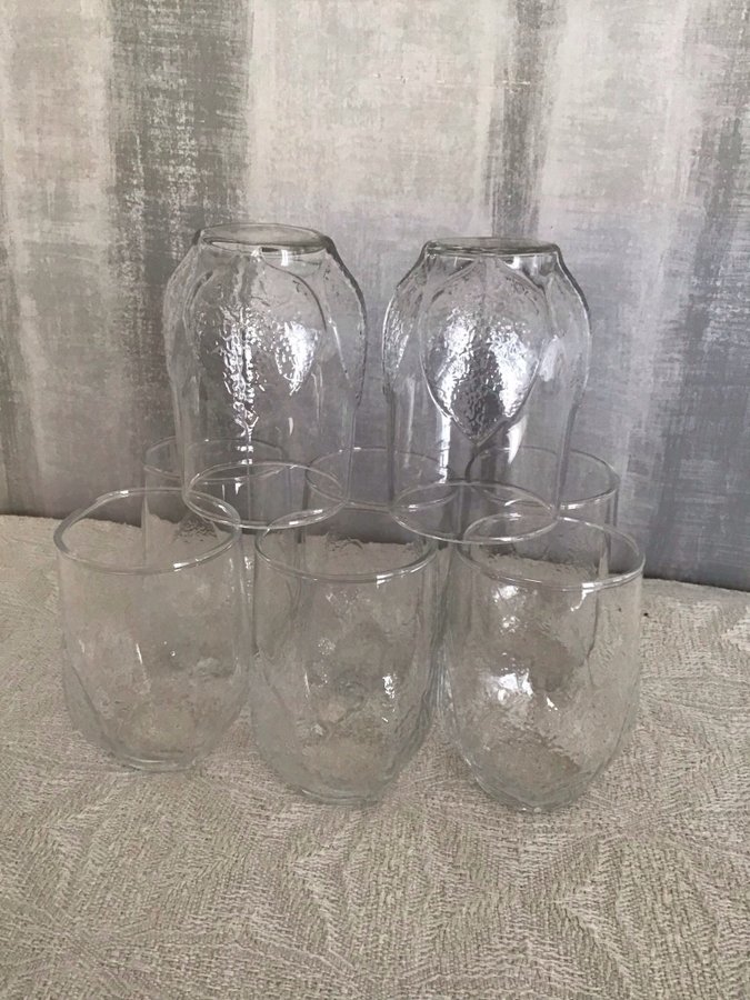 RETRO 8 GLAS ASPEN / LÖVET DRICKSGLAS ARCOROC FRANCE