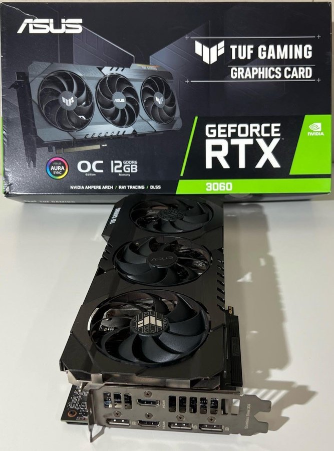 ASUS TUF Gaming GeForce RTX™ 3060 OC Edition 12GB