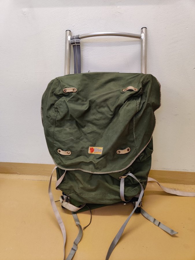 FJÄLLRÄVEN vintage retro 70-tal ryggsäck med ram backpack väska vandring