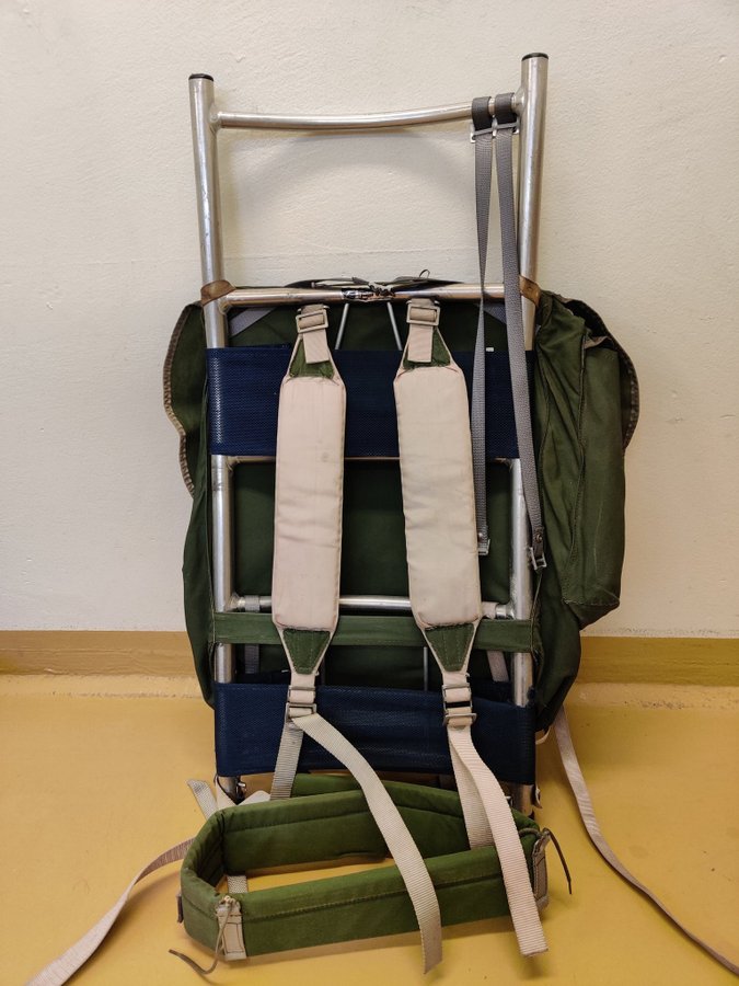 FJÄLLRÄVEN vintage retro 70-tal ryggsäck med ram backpack väska vandring