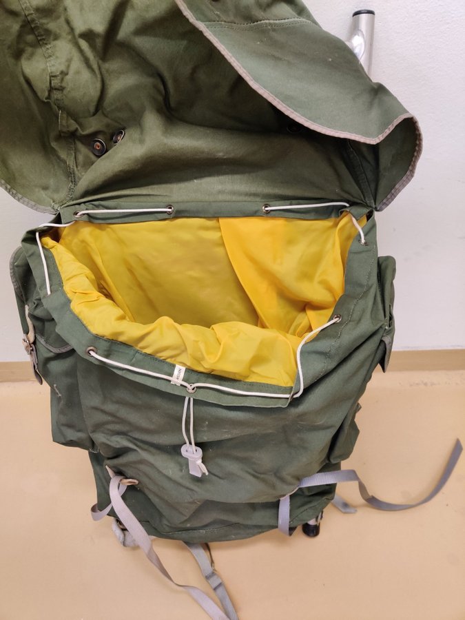 FJÄLLRÄVEN vintage retro 70-tal ryggsäck med ram backpack väska vandring