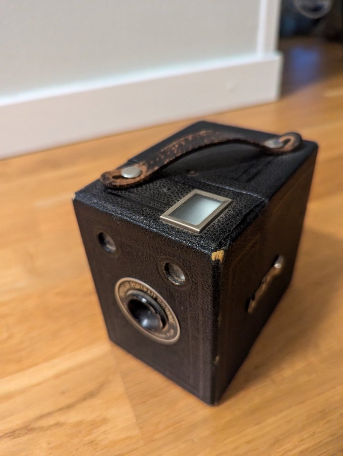 Gammal Kodak Brownie kamera