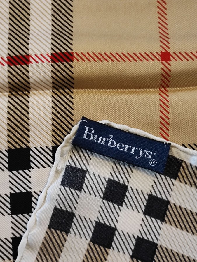 Vintage Burberry silkesscarf