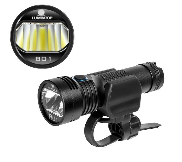 Lumintop B01 + Batteri, 850LM cykellampa - *Nöjdkundgaranti*