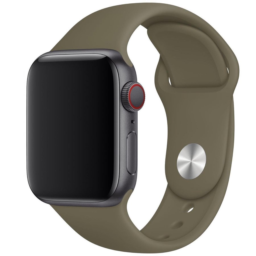 Silikonband 44/45/46/49mm (M/L) Apple Watch Armband - OLIVGRÖN