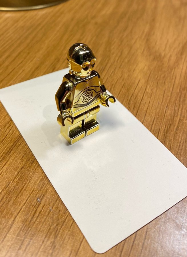 Chrome Gold c3po sw0158 Lego star wars figur