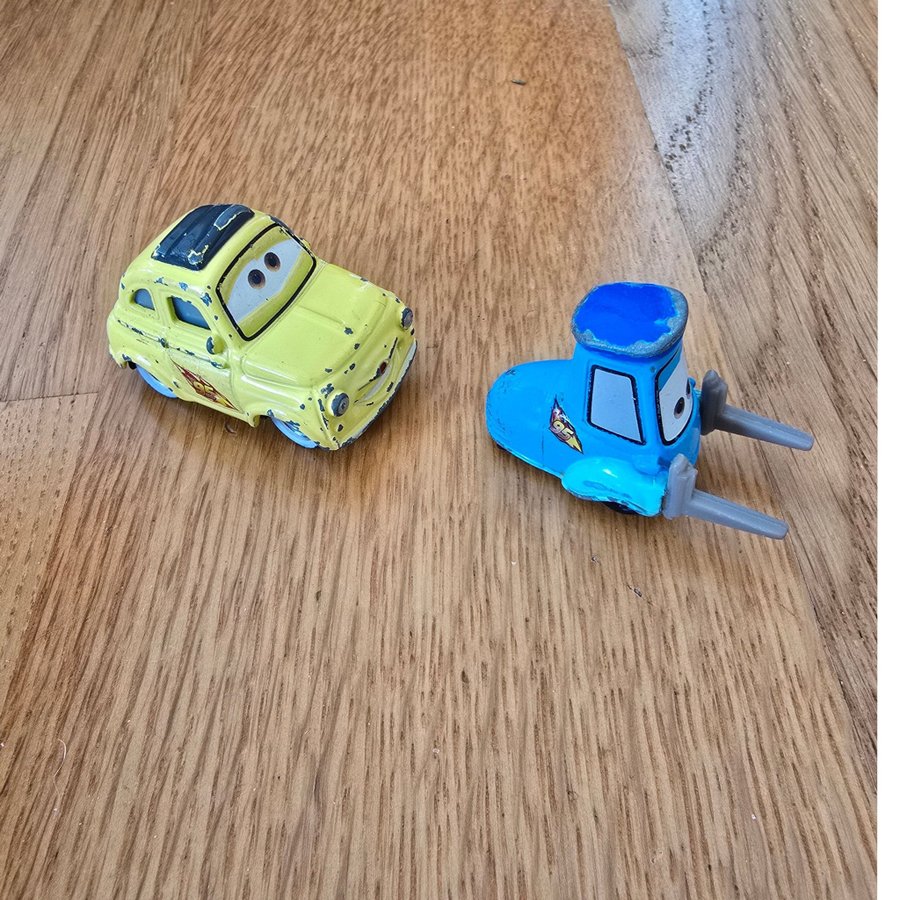 Disney Cars Bilar Pixar Metall - Luigi + Guido