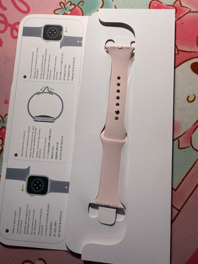 Apple Watch Sport Band Rosa