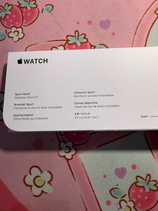 Apple Watch Sport Band Rosa