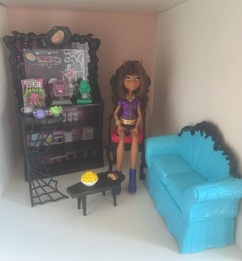 Monster high g1 coffee bean playset clawdeen