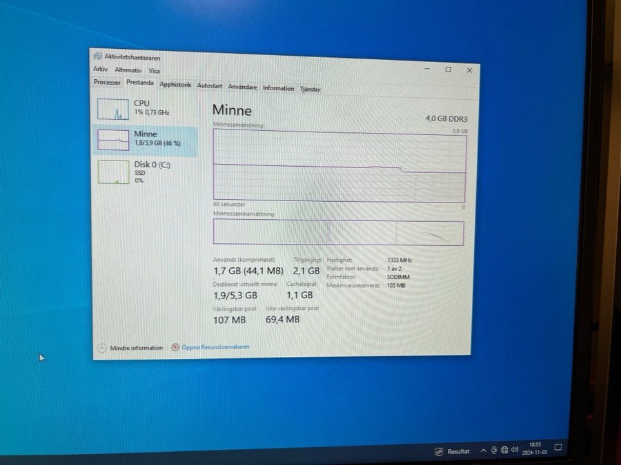 Intel (R)Atom CPU E3845@1,91GHz