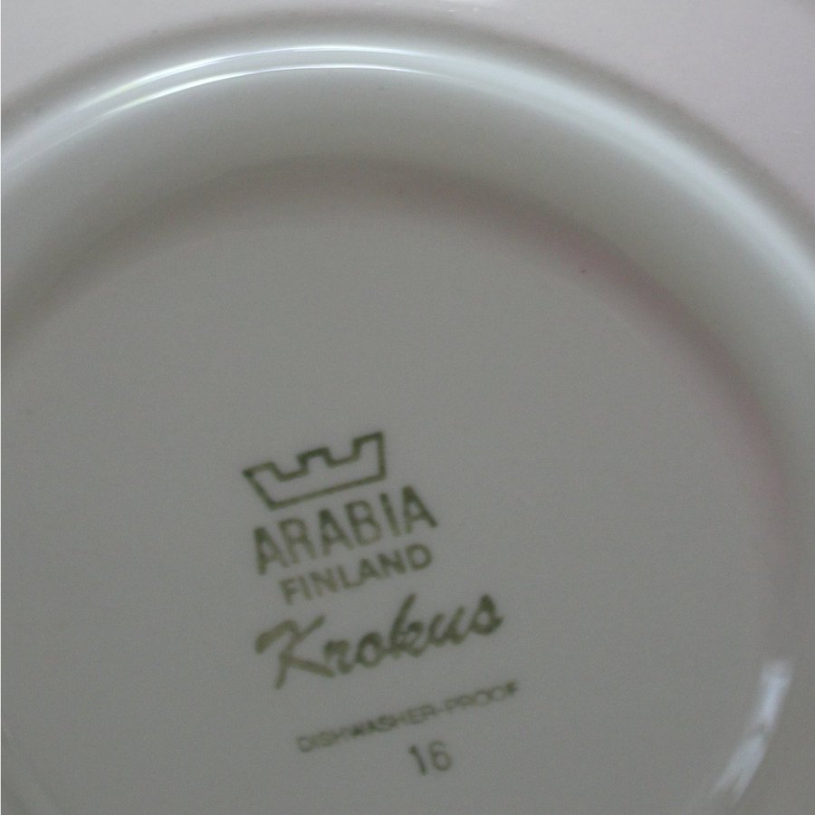 Arabia Krokus kopp  fat