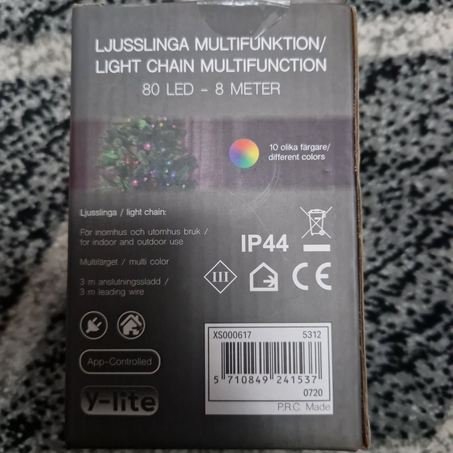 Ljusslinga Multifunktion/Light Chain Multifunktion 80 LED - 8 Meter