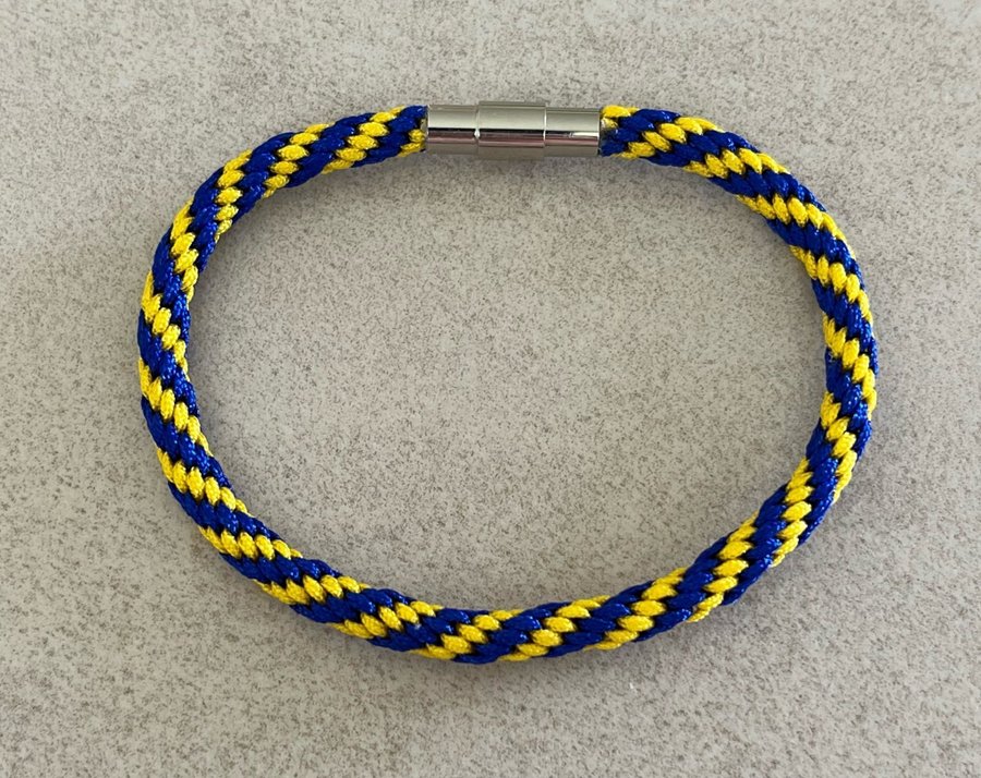 Blågult armband 20cm Sverigearmband/Sverige