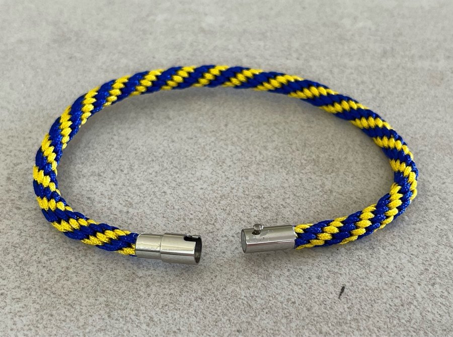 Blågult armband 20cm Sverigearmband/Sverige