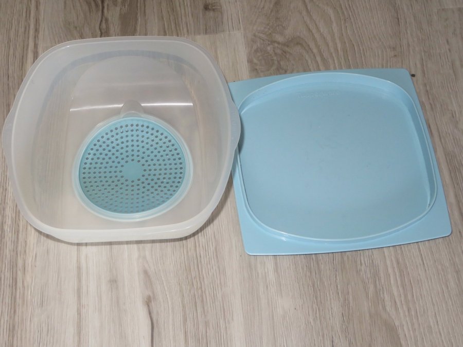 Tupperware CheeSmart kvadrat 20x 20 cm ostarna håller längre mycket fint skick