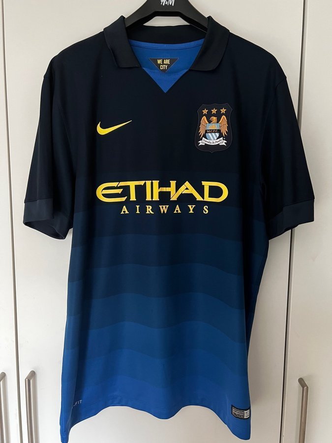 Manchester City bortatröja 2014/15 David Silva #21 storlek XL