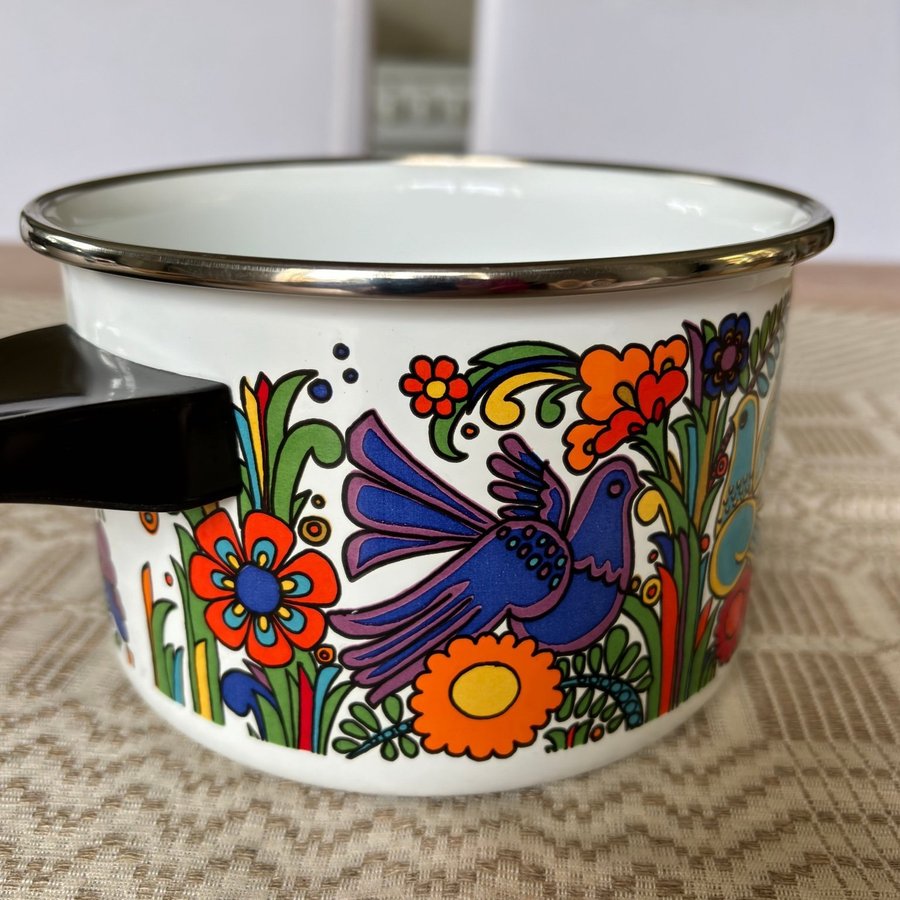 Unik och vacker kastrull Villeroy  Boch i serien Acapulco Retro 70-tal