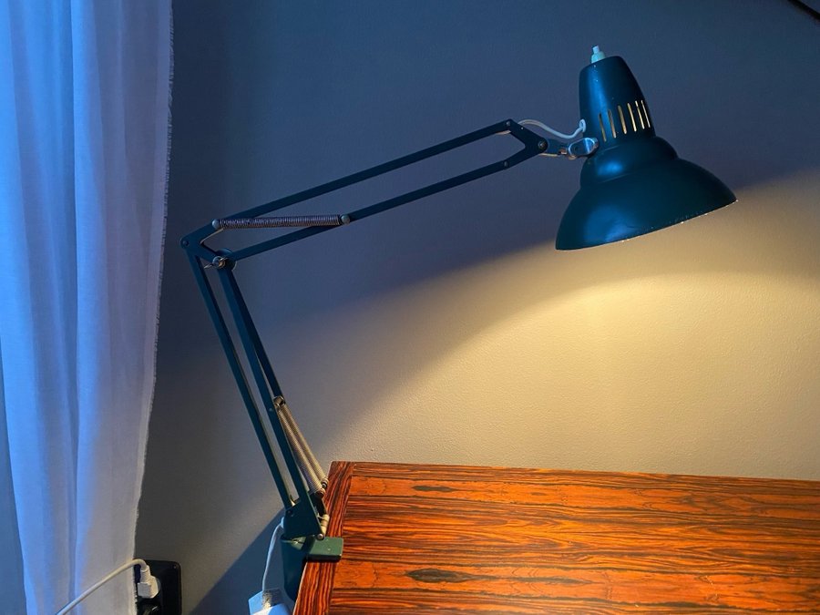 LEDU skrivbordslampa , arkitektlampa vintage