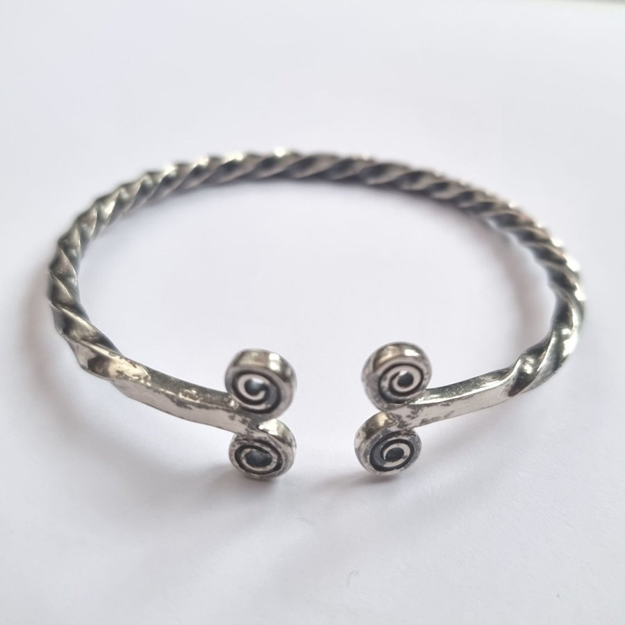 Antikt äkta silver 925 Armband Armring