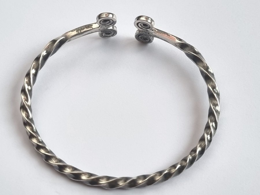 Antikt äkta silver 925 Armband Armring