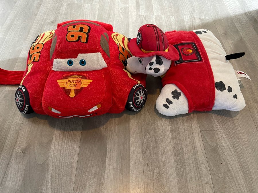 2 barnkuddar blixten/paw Patrol