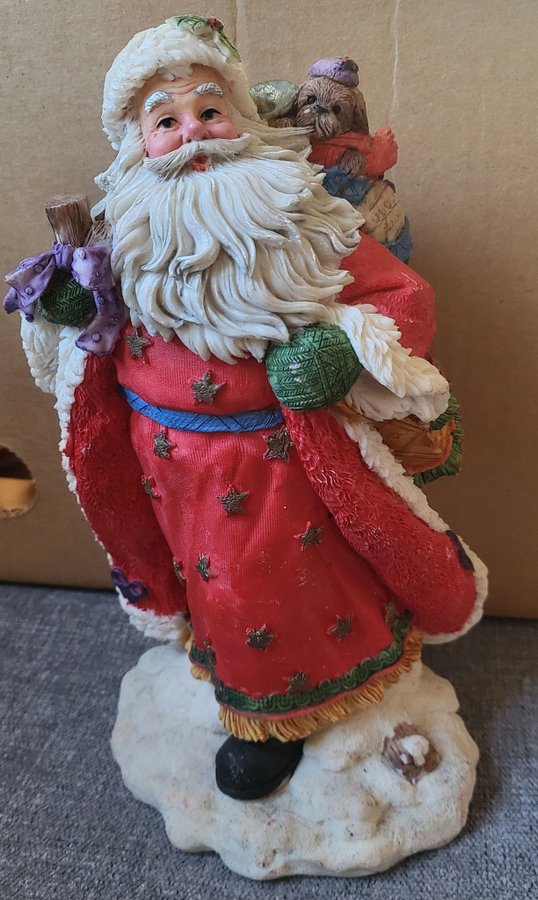 Jultomte Figur med Hund 22 cm