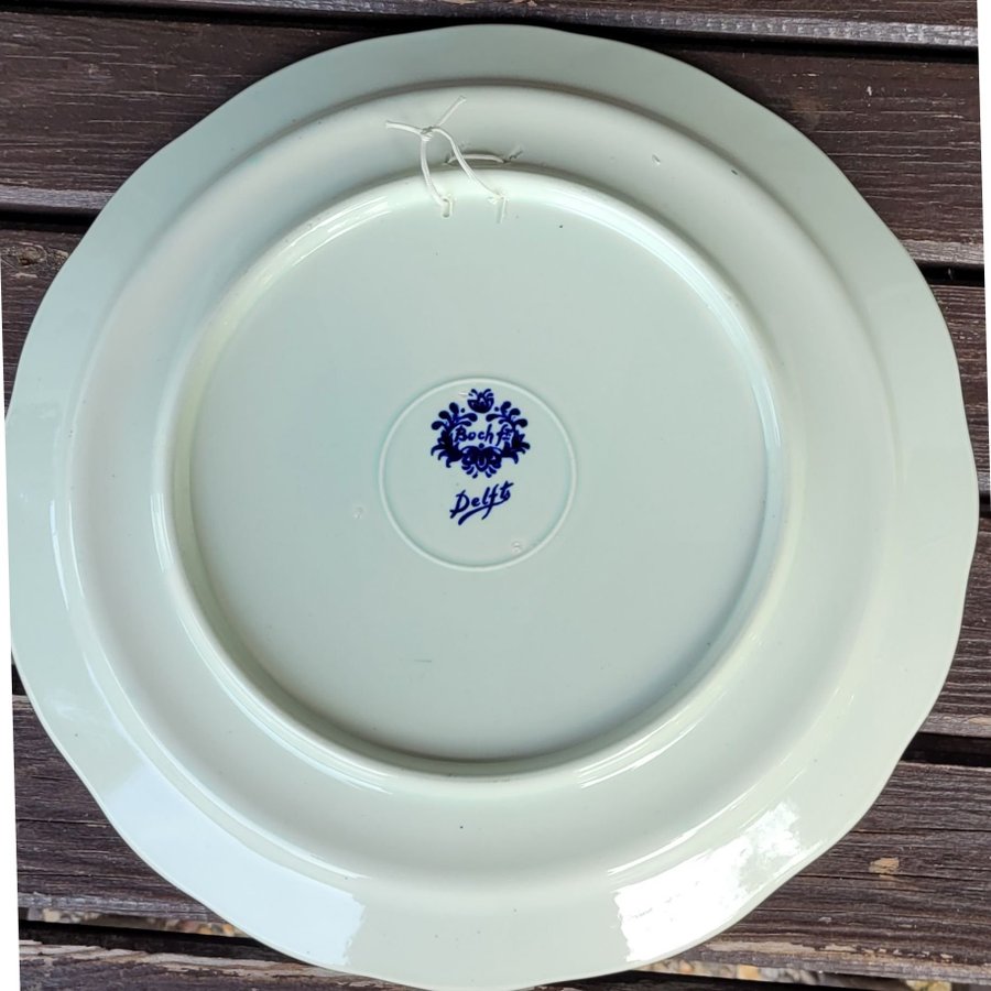 DELFT Stort fat Vintage