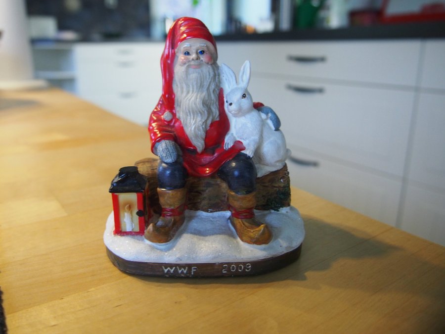 WWF:2009 Tomte Med Hare Carina Ståhlberg