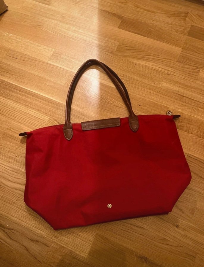 Longchamp Red Tote Bag