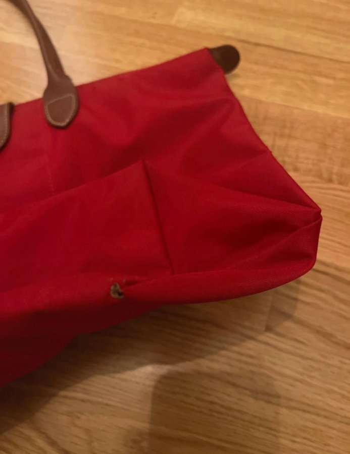 Longchamp Red Tote Bag