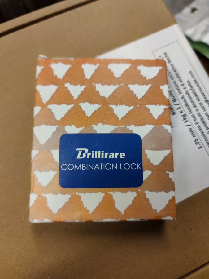 2pcs Brillirare Combination Lock