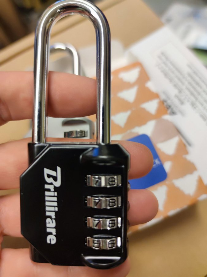 2pcs Brillirare Combination Lock