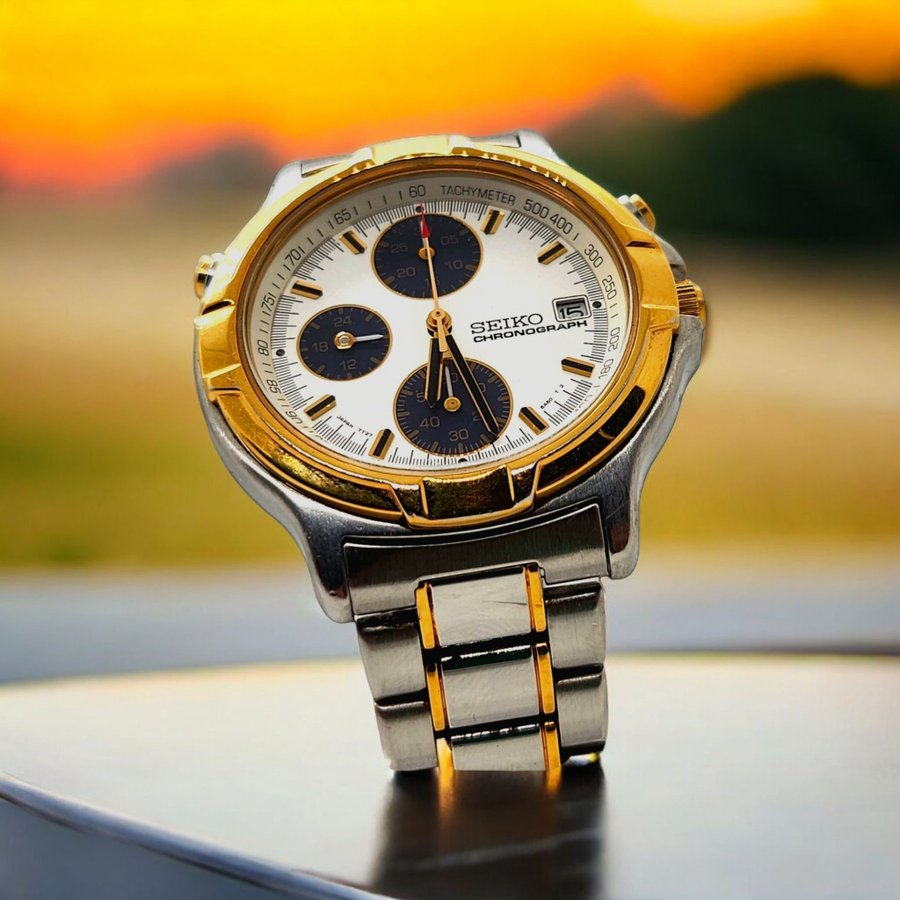 Summer Night Elegance 1980s: Discover the Seiko Chronograph