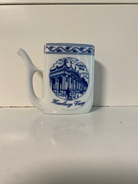 Viva Porcelain Dalovice Spa Cup Sipping Mug Karlovy Vary Tjeckien