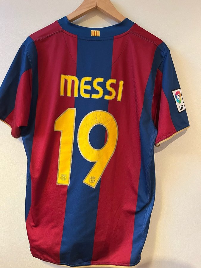 FC Barcelona 2007 Messi#19 fotbollströja